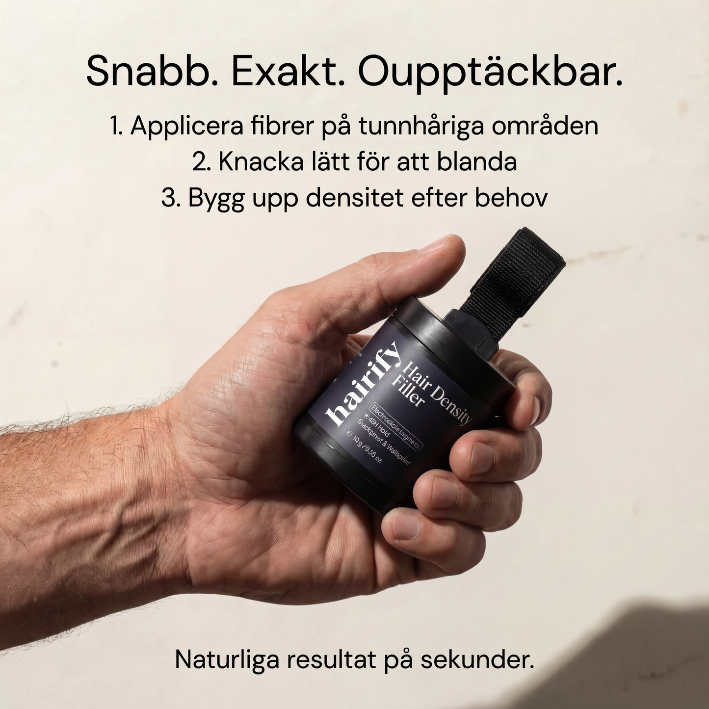 Hår Densitet Fyllning